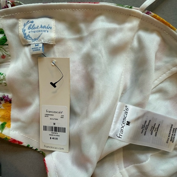 Francesca’s - Bow Back Corset Floral Blouse - Picture 7 of 7